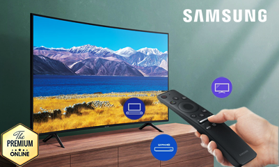 Smart TV Samsung màn hình cong Crystal UHD 4K 55 inch 55TU8300